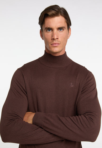 Dreimaster klassik Men's Basic Fine Knit Sweater