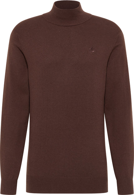 Dreimaster klassik Men's Basic Fine Knit Sweater