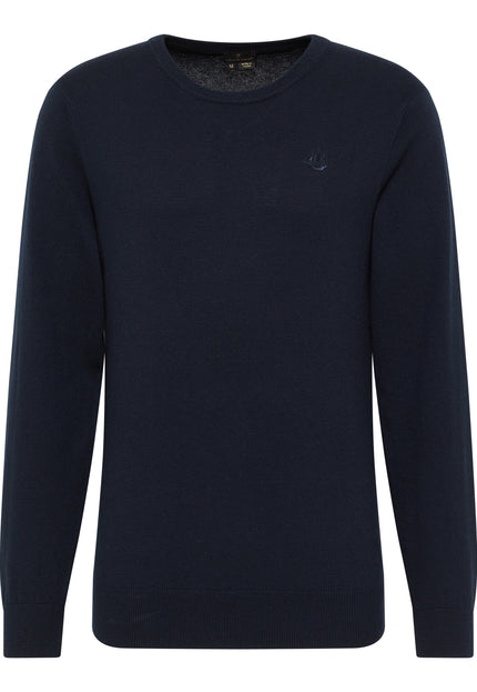 Dreimaster klassik Men's Basic Fine Knit Sweater