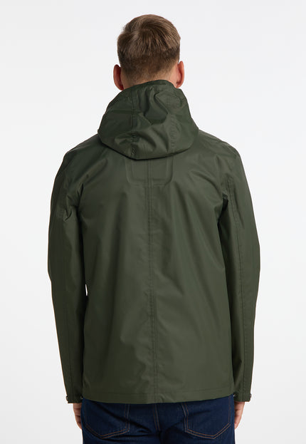 Mo Men's Rain Jacket With Interior Print