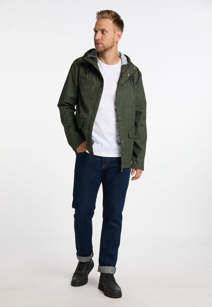 Mo Men's Rain Jacket With Interior Print