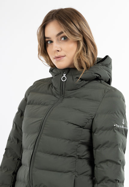 Dreimaster maritim Women's Padded Quilted Coat