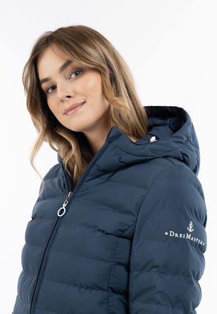 Dreimaster maritim Women's Padded Quilted Coat