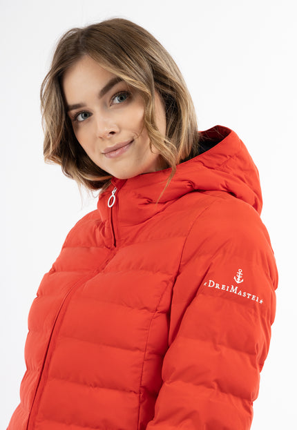 Dreimaster maritim Women's Padded Quilted Coat