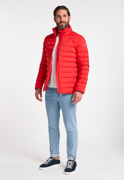 Dreimaster maritim Men's Padded Quilted Jacket