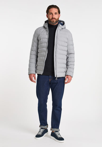 Dreimaster maritim Men's Padded Quilted Jacket