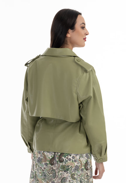 Faina Women's Jacket Made Of Imitation Leather