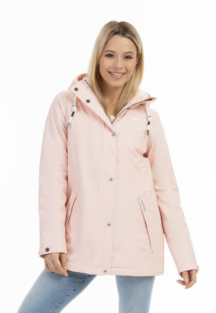 Schmuddelwedda Women's Rain Jacket With Faux Fur Lining