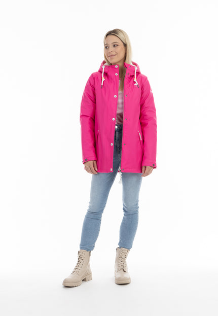 Schmuddelwedda Women's Rain Jacket With Faux Fur Lining