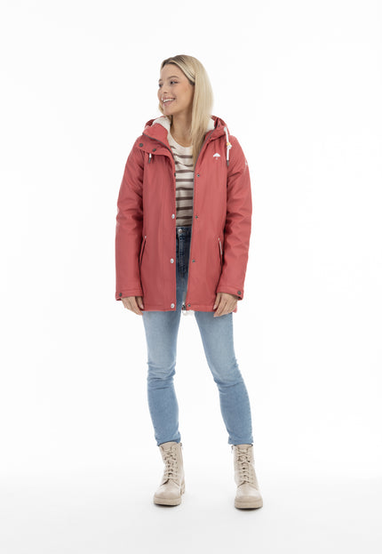 Schmuddelwedda Women's Rain Jacket With Faux Fur Lining