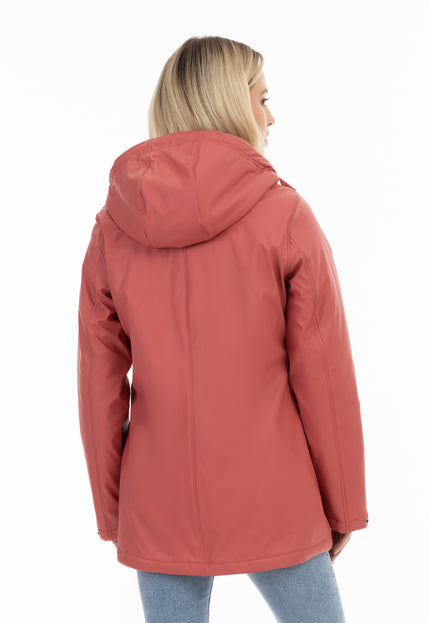 Schmuddelwedda Women's Rain Jacket With Faux Fur Lining