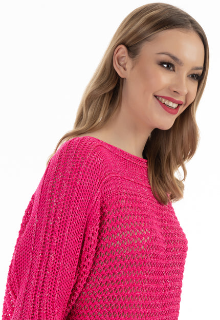 Faina Women's Wide-Meshed Knitted Sweater