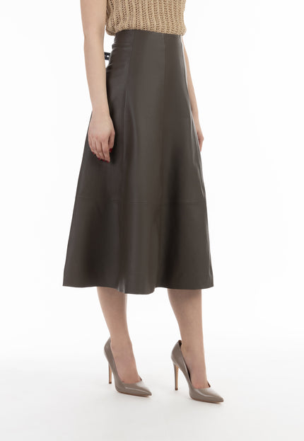 Faina Women's Leather Skirt