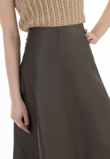 Faina Women's Leather Skirt