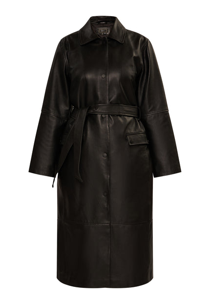 Faina Women's Leather Coat