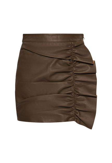 Faina Women's Leather Skirt