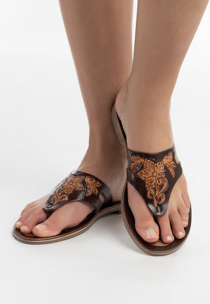 Usha festival Women's Leather Sandals