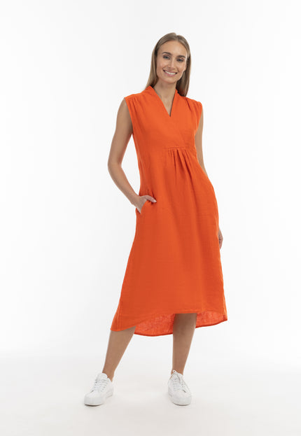 Risa Women's Linen Midi Dress