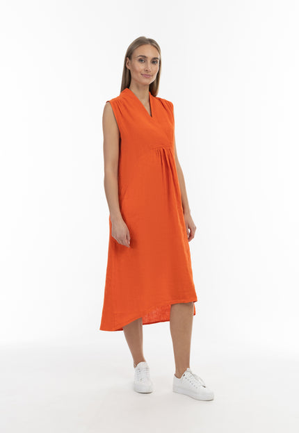 Risa Women's Linen Midi Dress