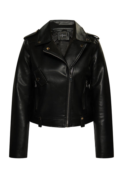 Faina Women's Faux Leather Biker Jacket