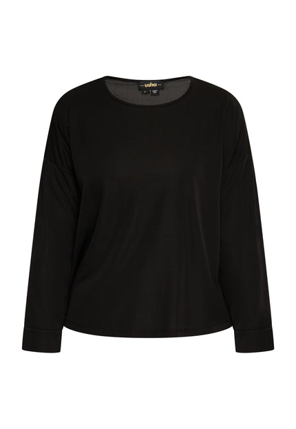 Usha black label Women's Long Sleeve Blouse