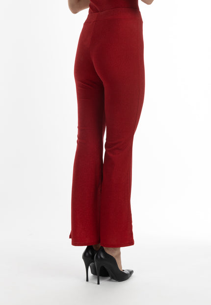 Faina Women's Jersey Trousers With Shiny Yarn