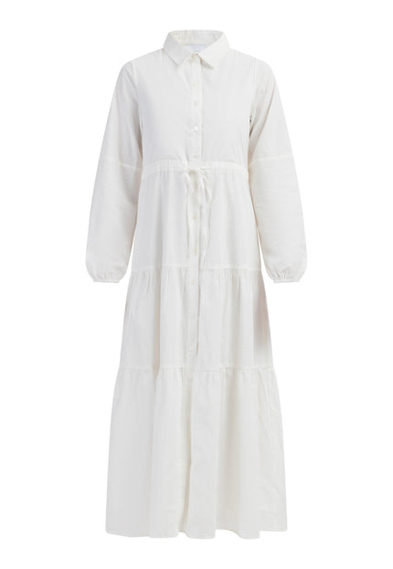 Usha white label Women's Cotton Maxi Dress