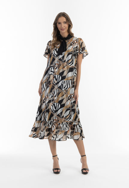 Faina Women's Midi Dress With All-Over Print