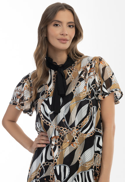 Faina Women's Midi Dress With All-Over Print