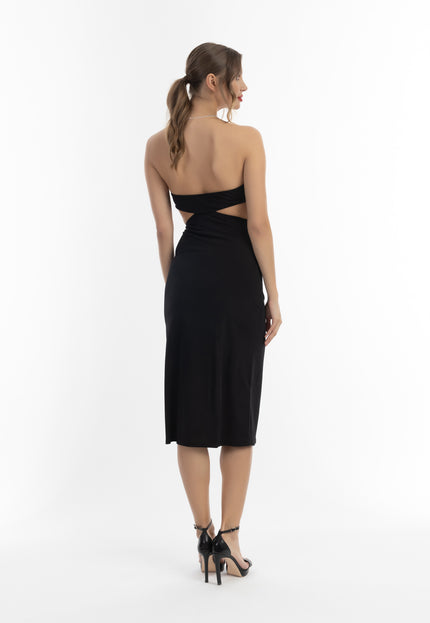 Faina Women's Midi Dress With Cut-Outs