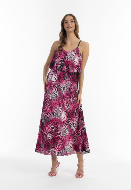 Faina Women's Animal Print Maxi Dress