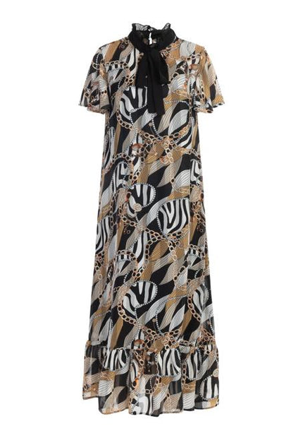 faina Women's Midi Dress With All Over Print