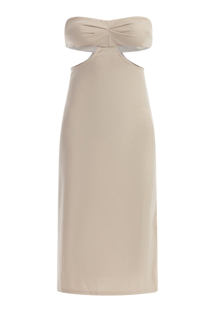 Faina Women's Midi Dress With Cut-Outs