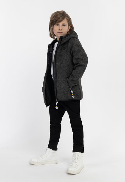 Schmuddelwedda Jungen-Strickfleecejacke für Kinder