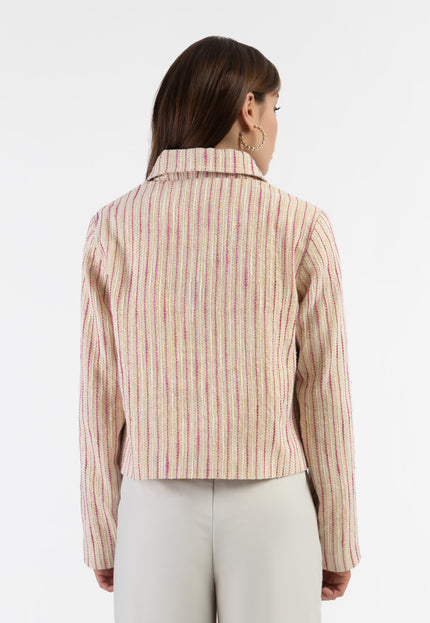 Pink Off-White Stripe