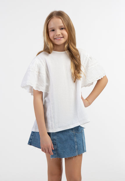 Dreimaster  Blouse Shirt With Lace