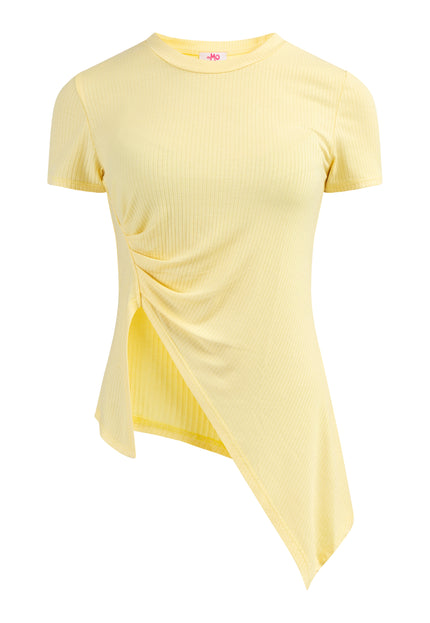 Mymo Women's Jersey Shirt Made Of Ribbed Knit