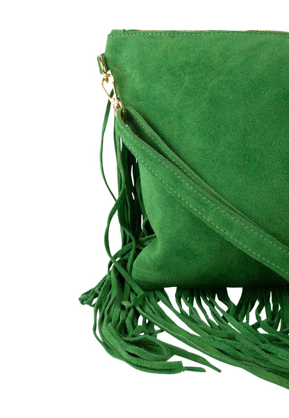 Felipa Women's Leather Fringed Bag