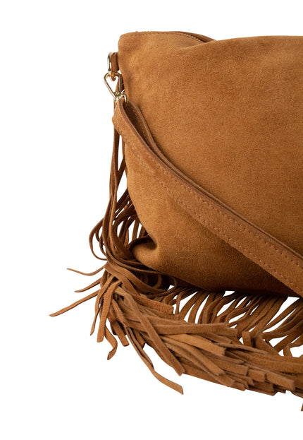 Izia Women's Leather Fringed Bag