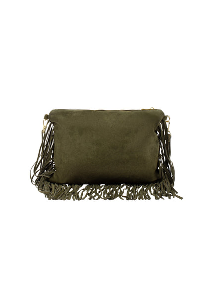 Izia Women's Leather Fringed Bag