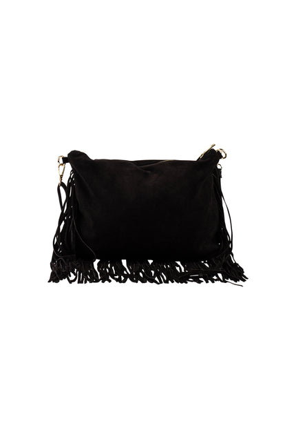 Izia Women's Leather Fringed Bag