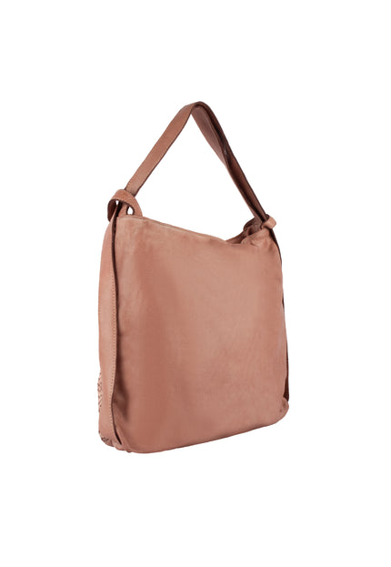 FELIPA Damen geflochtene Lederhandtasche