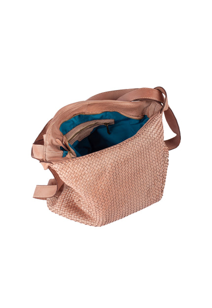 FELIPA Damen geflochtene Lederhandtasche