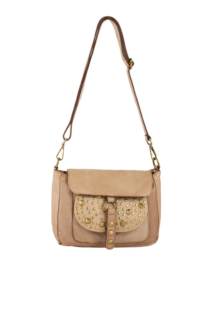 FELIPA Damen Lederhandtasche mit Nieten