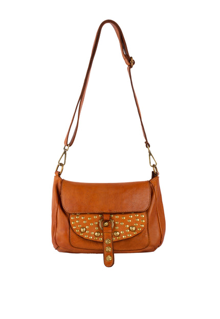 FELIPA Damen Lederhandtasche mit Nieten