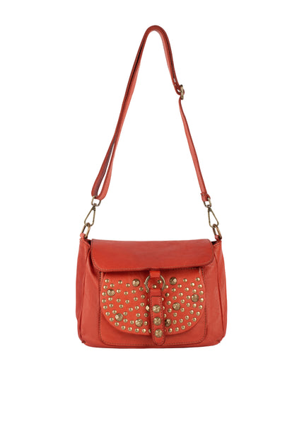 IZIA Women's Leather Bag With Rivets