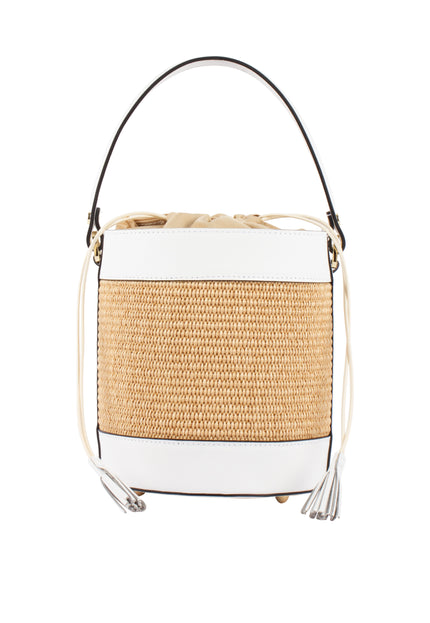 Izia Women's Bucket Bag Made Of Raffia