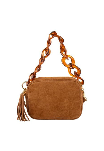 usha FESTIVAL Women's Handbag Made Of Suede Leather