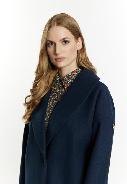 Dreimaster vintage Women's Transitional Coat In A Wool Look