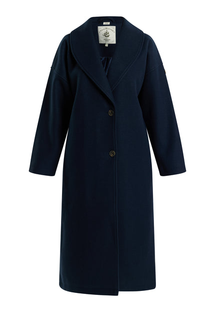 Dreimaster vintage Women's Transitional Coat In A Wool Look